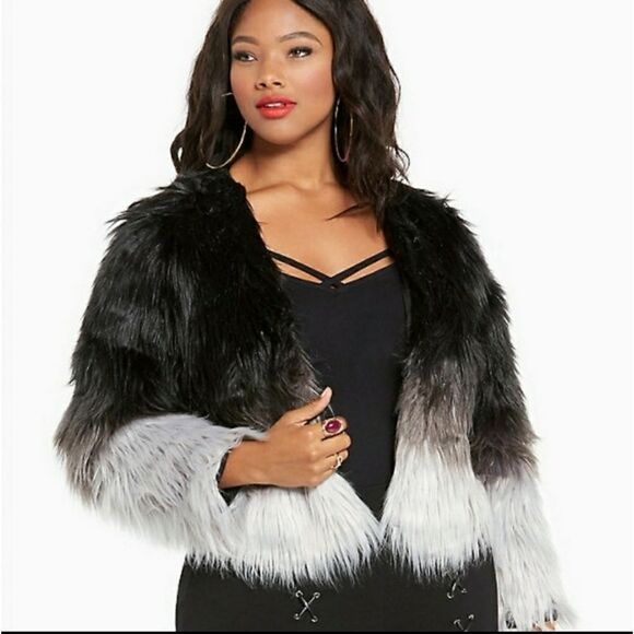 Torrid Empire Collection Faux Fur Jacket - Picture 1 of 2